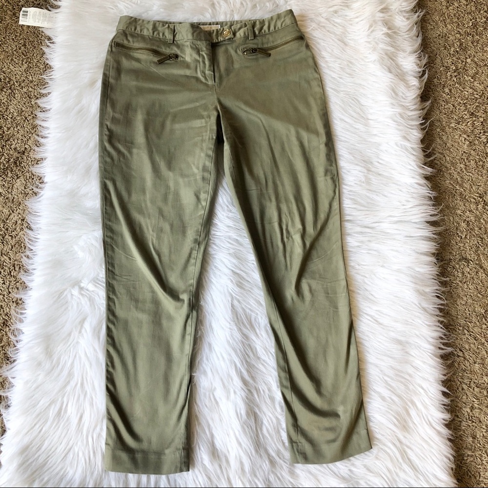 Michael Kors olive green pants, size 6